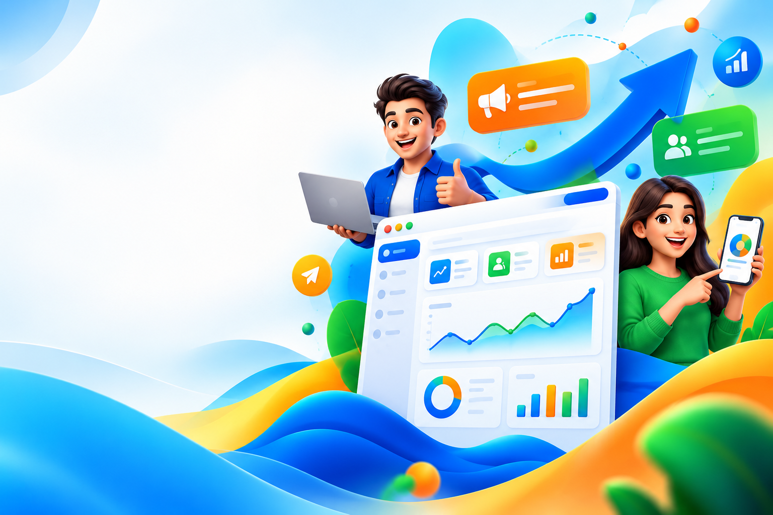 Joinkiya marketing platform illustration